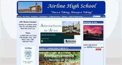 Desktop Screenshot of airline.bossierschools.org