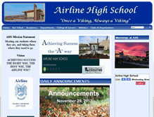 Tablet Screenshot of airline.bossierschools.org